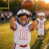 seibertron-gallery:garg-adult-youth-20260714 | product:7340603179198 | color:Black | group:Youth | slot:4 | Seibertron G.A.R.G 2.0 youth football receiver gloves black gallery 4