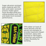 color:all | Seibertron HIGH-VIS SDXC5 cut 5 impact and puncture resistant oilfield safety gloves image 04