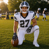 seibertron-gallery:pro3-adult-youth-zodiac-20260716 | Produkt:8668804808894 | Farbe:Schwarz | Gruppe:Erwachsene | Slot:2 | Seibertron PRO 3.0 Football-Receiver-Handschuhe für Erwachsene, schwarz, Zodiac-Galerie 2