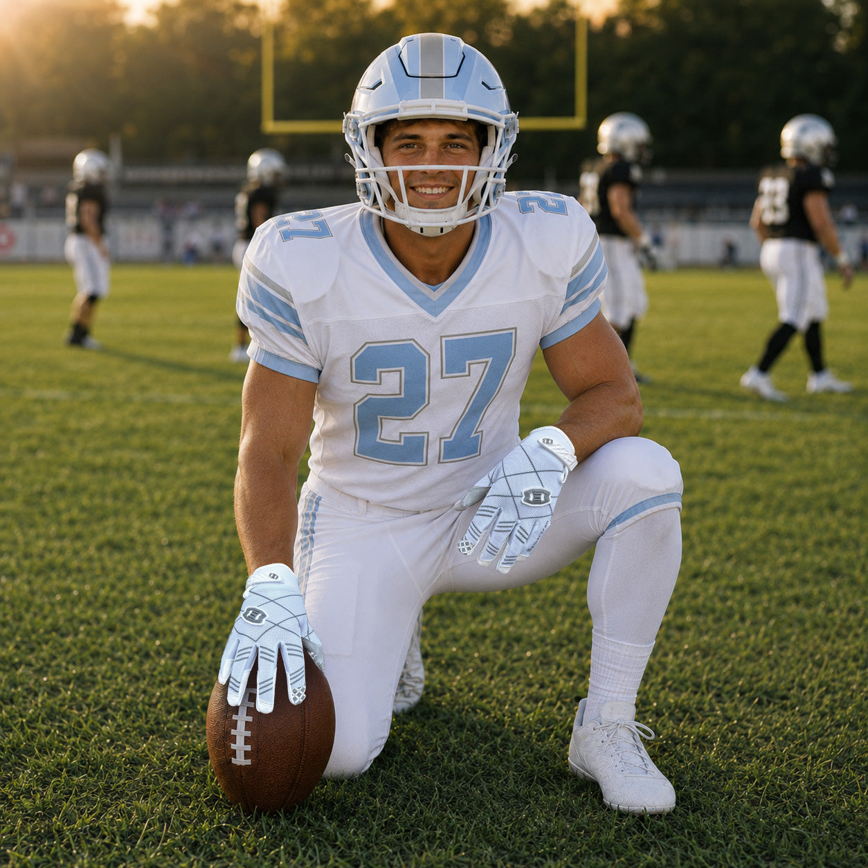 seibertron-gallery:pro3-adult-youth-zodiac-20260716 | product:8668804808894 | color:White | group:Adult | slot:3 | Seibertron PRO 3.0 adult football receiver gloves white zodiac gallery 3