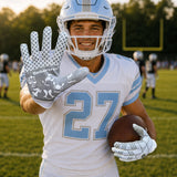 seibertron-gallery:pro3-adult-youth-zodiac-20260716 | Produkt:8668804808894 | Farbe:Weiß | Gruppe:Erwachsene | Slot:4 | Seibertron PRO 3.0 Football-Receiver-Handschuhe für Erwachsene, weiß, Zodiac-Galerie 4