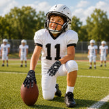 seibertron-gallery:pro3-adult-youth-zodiac-20260716 | Produkt:8668804808894 | Farbe:Schwarz | Gruppe:Jugend | Slot:1 | Seibertron PRO 3.0 Football-Receiver-Handschuhe für Jugendliche, schwarz, Zodiac-Galerie 1