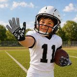 seibertron-gallery:pro3-adult-youth-zodiac-20260716 | Produkt:8668804808894 | Farbe:Schwarz | Gruppe:Jugend | Slot:3 | Seibertron PRO 3.0 Football-Receiver-Handschuhe für Jugendliche, schwarz, Zodiac-Galerie 3