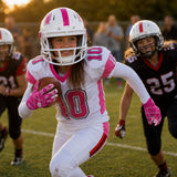 seibertron-galerie:pro3-adult-youth-zodiac-20260716 | produkt:8668804808894 | farbe:Pink | gruppe:Jugend | slot:2 | Seibertron PRO 3.0 Jugend-Football-Empfängerhandschuhe in Pink Zodiac Galerie 2