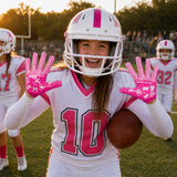 seibertron-galerie:pro3-adult-youth-zodiac-20260716 | produkt:8668804808894 | farbe:Pink | gruppe:Jugend | slot:5 | Seibertron PRO 3.0 Jugend-Football-Empfängerhandschuhe in Pink Zodiac Galerie 5