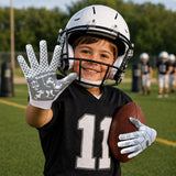 seibertron-gallery:pro3-adult-youth-zodiac-20260716 | Produkt:8668804808894 | Farbe:Weiß | Gruppe:Jugend | Slot:1 | Seibertron PRO 3.0 Football-Receiver-Handschuhe für Jugendliche, weiß, Zodiac-Galerie 1