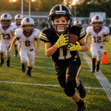seibertron-gallery:pro3-adult-youth-zodiac-20260716 | product:8668804808894 | color:Yellow | group:Youth | slot:4 | Seibertron PRO 3.0 youth football receiver gloves yellow zodiac gallery 4