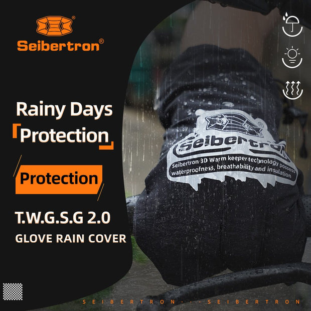 Farbe: alle | Seibertron Motorradhandschuh-Regenüberzug wasserdicht winddicht Motorradhandschuh Regenüberzug Bild 01