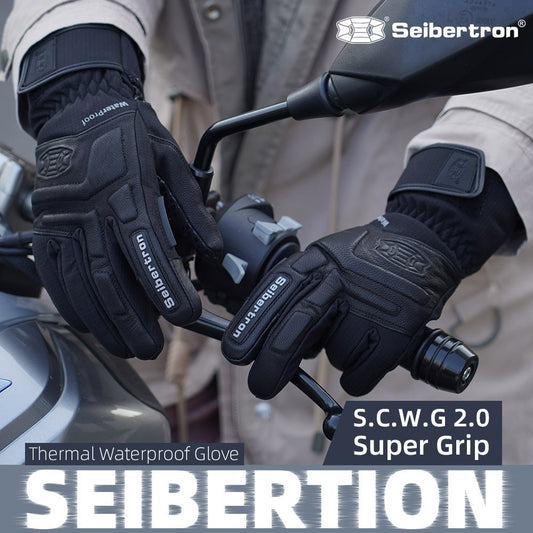 color:all | Seibertron S.C.W.G 2.0 Winter Motorcycle Gloves waterproof cold-weather touchscreen motorcycle and cycling gloves image 01