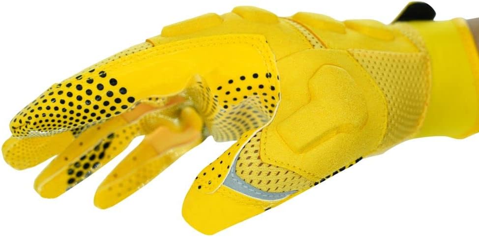 Seibertron Erwachsenen G.A.R.G 2.0 Gelgefüllte patentierte Anti-Aufprall Ultra-Haft Football-Sport-Empfängerhandschuhe - SeibertronSports