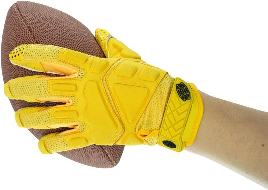 Seibertron Erwachsenen G.A.R.G 2.0 Gelgefüllte patentierte Anti-Aufprall Ultra-Haft Football-Sport-Empfängerhandschuhe - SeibertronSports