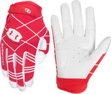 Farbe:rot | Rolle:Hauptbild auf weißem Hintergrund | Seibertron BAR PRO 2.0 rote Baseball-/Softball-Schlaghandschuhe, Hauptbild auf weißem Hintergrund
