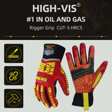 seibertron-galerie:hrc5-sicherheitshandschuhe-20260715 | produkt:hrc5 | farbe:Rot-Gelb | slot:2 | Seibertron HIGH-VIS HRC5 Sicherheitshandschuhe Übersichtsbild für Öl und Gas