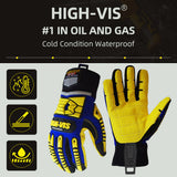 seibertron-Galerie:sdxw-safety-gloves-20260715 | Produkt:sdxw | Farbe:Blau Gelb | Slot:2 | Seibertron HIGH-VIS SDXW Sicherheitshandschuhe High-Vis Öl und Gas Übersichtsbild