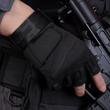 Farbe:Schwarz | Charge:solag-t-complete-20260716 | Rolle:Detail-4 | Seibertron S.O.L.A.G-T drei fingerlose taktische Handschuhe schwarz Detail 4