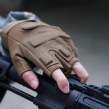 Farbe:Coyote | Charge:solag-t-complete-20260716 | Rolle:detail-2 | Seibertron S.O.L.A.G-T drei fingerlose taktische Handschuhe Coyote Detail 2