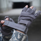 Farbe: Grau | Charge: solag-t-complete-20260716 | Rolle: Detail-2 | Seibertron S.O.L.A.G-T drei fingerlose taktische Handschuhe grau Detail 2