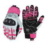 Farbe:Rosa | Charge:sps2plus-komplett-20260716 | Rolle:weißer-Hintergrund-Hauptbild | Seibertron SPS-2 Plus Motorradhandschuhe rosa weißer Hintergrund Hauptbild