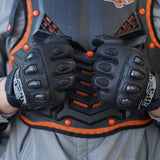 Farbe:Schwarz | Charge:sps4-szenen-20260716 | Rolle:szene-03 | Seibertron SPS-4 Winter wasserdichte Motorradhandschuhe schwarz Fahrszene 03