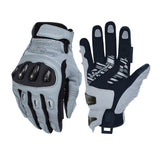 Farbe:Grau | Charge:sps4-scenes-20260716 | Rolle:white-background-main | Seibertron SPS-4 Winter-Regenschutz-Motorradhandschuhe grau, Hauptbild auf weißem Hintergrund