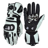Farbe: Weiß | Seibertron SPS-6 Motorradhandschuhe Hauptbild auf weißem Hintergrund