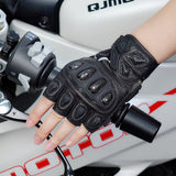 seibertron-gallery:sps7h-scene-color-groups-20260721 | Produkt:8847662776510 | Farbe:Schwarz | Slot:3 | Seibertron SPS-7H schwarze Halbfinger-Motorradhandschuhe Szenenbild 3