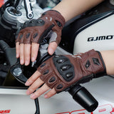 seibertron-gallery:sps7h-scene-color-groups-20260721 | Produkt:8847662776510 | Farbe:Braun | Slot:2 | Seibertron SPS-7H braune Halbfinger-Motorradhandschuhe Szenenbild 2