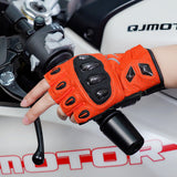 seibertron-gallery:sps7h-szene-farbgruppen-20260721 | Produkt:8847662776510 | Farbe:Neonorange | Slot:2 | Seibertron SPS-7H Neonorange Fingerhandschuhe für Motorradfahrer Szenenbild 2