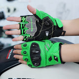 seibertron-gallery:sps7h-scene-color-groups-20260721 | Produkt:8847662776510 | Farbe:Grün | Slot:5 | Seibertron SPS-7H grüne Halbfinger-Motorradhandschuhe Szenenbild 5