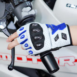 seibertron-gallery:sps7h-scene-color-groups-20260721 | Produkt:8847662776510 | Farbe:Klein Blue | Slot:2 | Seibertron SPS-7H Klein Blue Halbfinger-Motorradhandschuhe Szenenbild 2