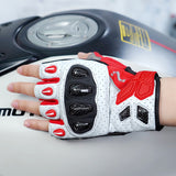 seibertron-Galerie:sps7h-scene-color-groups-20260721 | Produkt:8847662776510 | Farbe:Rot | Slot:1 | Seibertron SPS-7H rote Motorradhandschuhe mit halben Fingern, Szenenbild 1