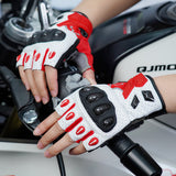 seibertron-Galerie:sps7h-scene-color-groups-20260721 | Produkt:8847662776510 | Farbe:Rot | Slot:3 | Seibertron SPS-7H rote Motorradhandschuhe mit halben Fingern, Szenenbild 3