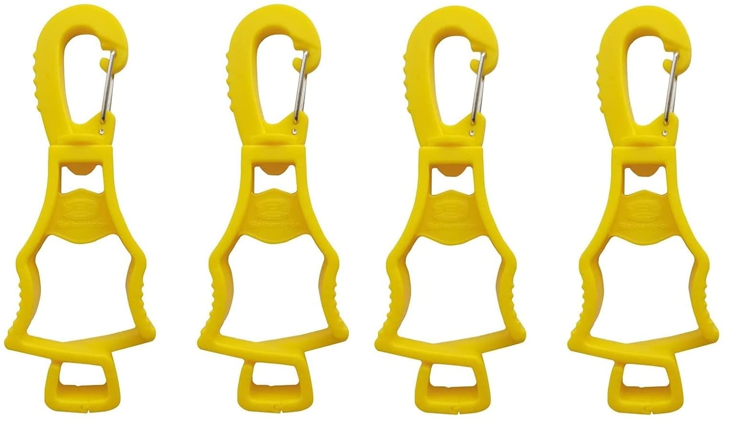 work-glove-clips-quantity-original-20260715 | Variante: Gelb 4 Stück | Seibertron patentierte Arbeitshandschuh-Clips, Originalbild