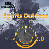 Farbe: Grau | Seibertron S.O.L.A.G 2.0 Vollfinger, wasserabweisende Vollfinger-Taktikhandschuhe, Bild 06