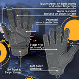 Farbe: Grau | Seibertron S.O.L.A.G 2.0 Vollfinger, wasserabweisende Vollfinger-Taktikhandschuhe, Bild 07