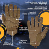 Farbe: Coyote | Seibertron S.O.L.A.G 2.0 Vollfinger-Wasserabweisende taktische Handschuhe mit Fingern Bild 15
