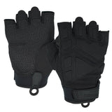 Farbe: Schwarz | Seibertron S.O.L.A.G 2.0 Halbfinger-Handschuhe, halbfinger Outdoor-Taktikhandschuhe, Bild 01