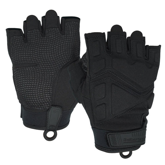 color:Black | Seibertron S.O.L.A.G 2.0 Half Finger Gloves half finger outdoor tactical gloves image 01