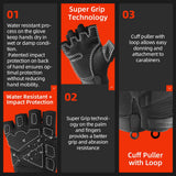 Farbe: Schwarz | Seibertron S.O.L.A.G 2.0 Halbfinger-Handschuhe, taktische Outdoor-Halbfinger-Handschuhe, Bild 04
