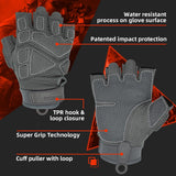 Farbe: Grau | Seibertron S.O.L.A.G 2.0 Halbfinger-Handschuhe, taktische Outdoor-Halbfinger-Handschuhe, Bild 07