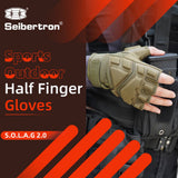 Farbe: Armeegrün | Seibertron S.O.L.A.G 2.0 Halbfinger-Handschuhe halbfinger taktische Outdoor-Handschuhe Bild 10