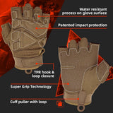 Farbe: Coyote | Seibertron S.O.L.A.G 2.0 Halbfinger-Handschuhe taktische Outdoor-Halbfinger-Handschuhe Bild 15