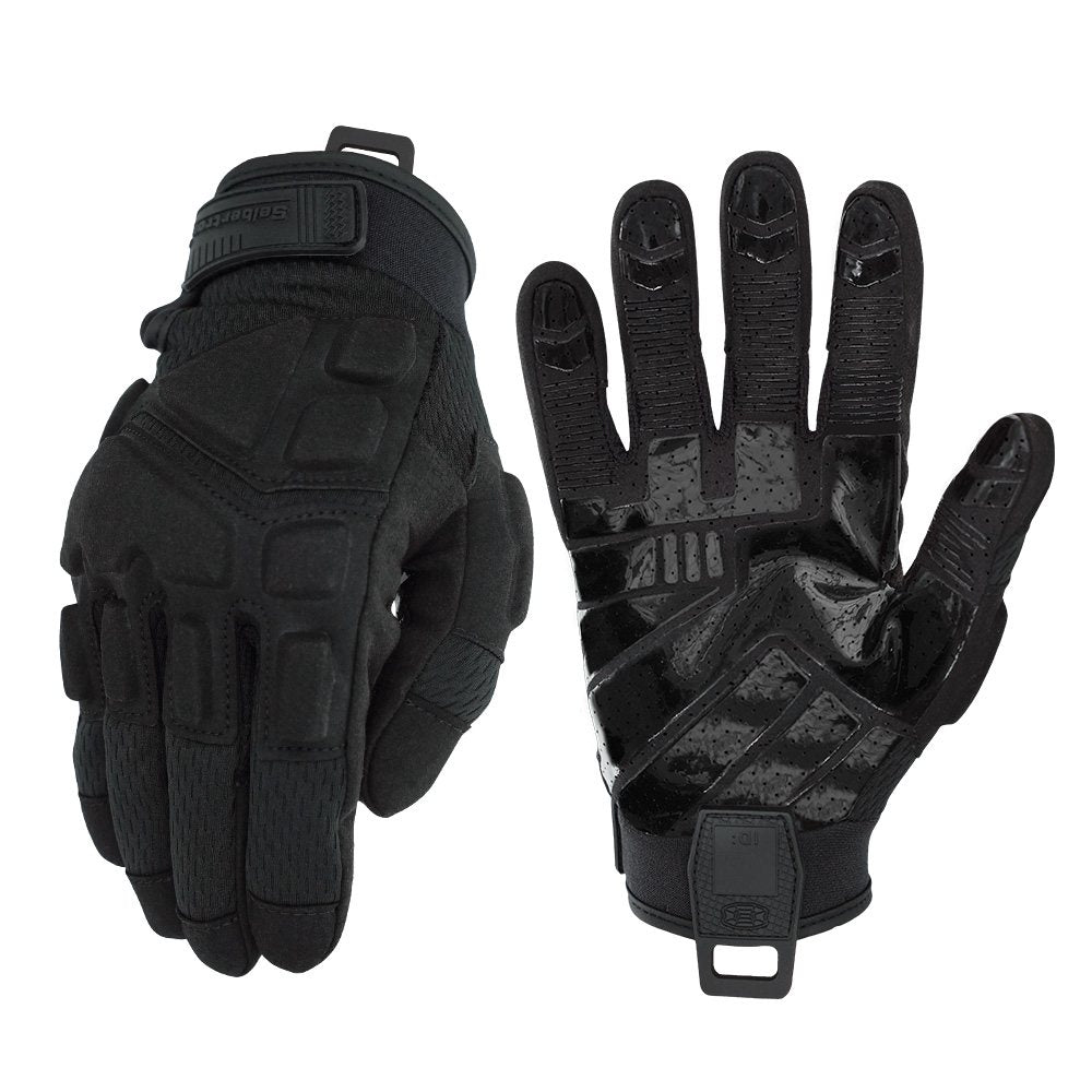 Farbe: Schwarz | Seibertron S.O.L.A.G 2.0 Atmungsaktive Taktikhandschuhe mit vollständigen Fingern Bild 01