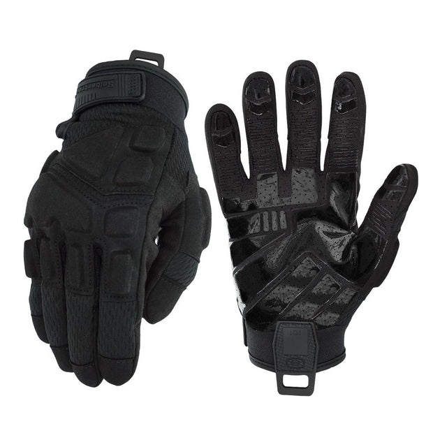 Farbe: Schwarz | Seibertron S.O.L.A.G 2.0 Atmungsaktive Taktikhandschuhe mit vollständigen Fingern Bild 01