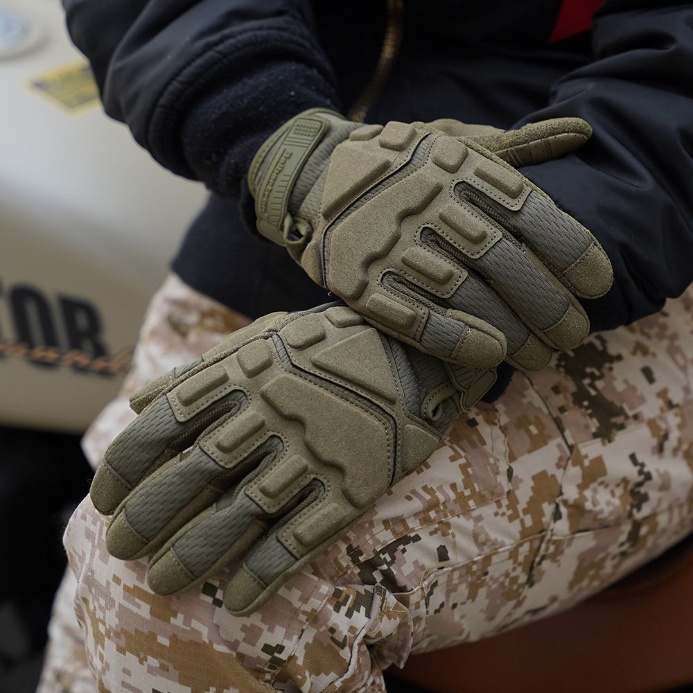 Farbe: Armeegrün | Seibertron S.O.L.A.G 2.0 Atmungsaktive Vollfinger-Taktikhandschuhe, Bild 18
