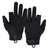 Farbe: Schwarz | Seibertron S.O.L.A.G-HI 2.0 taktische Handschuhe mit halbem Zeigefinger Bild 01