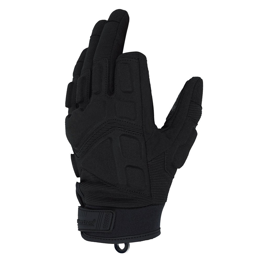 Farbe: Schwarz | Seibertron S.O.L.A.G-HI 2.0 taktische Handschuhe mit halbem Zeigefinger Bild 02