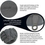 Farbe: Grau | Seibertron S.O.L.A.G-HI 2.0 taktische Handschuhe mit halbem Zeigefinger Bild 09