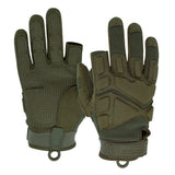 Farbe: Armeegrün | Seibertron S.O.L.A.G-HI 2.0 taktische Handschuhe mit halbem Zeigefinger Bild 10