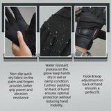 Farbe:Schwarz | Seibertron S.O.L.A.G Taktische Handschuhe mit vollständigen Fingern, wasserabweisend, Touchscreen-tauglich, taktische Handschuhe mit vollständigen Fingern, Bild 04